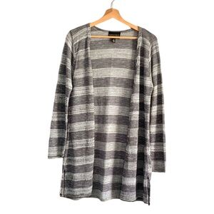 Absolutely Creative Worldwide Gray Open Front Cardigan Size Small Lightweight